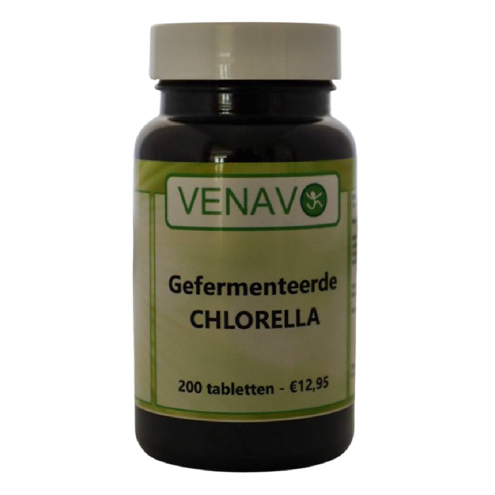 Gefermenteerde chlorella 200 tabletten.