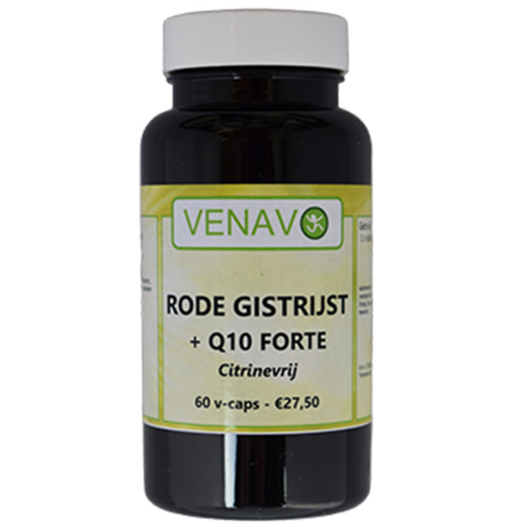 Rode Rijst Forte Citrinevrij Q10 100 mg