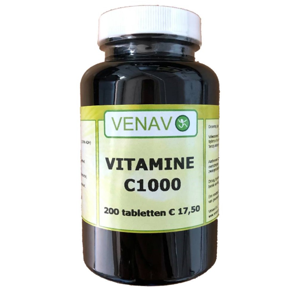 nadering Eerbetoon Tutor Vitamine C1000 + Bioflavonoïden & Rozenbottel - Venavo