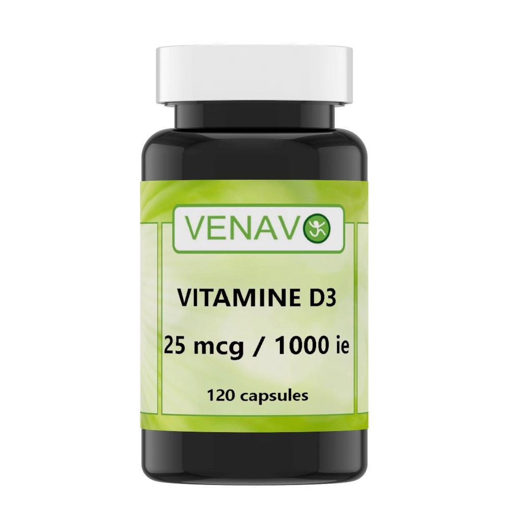 Vitamine D3 25 mcg / 1000 ie 120 capsules