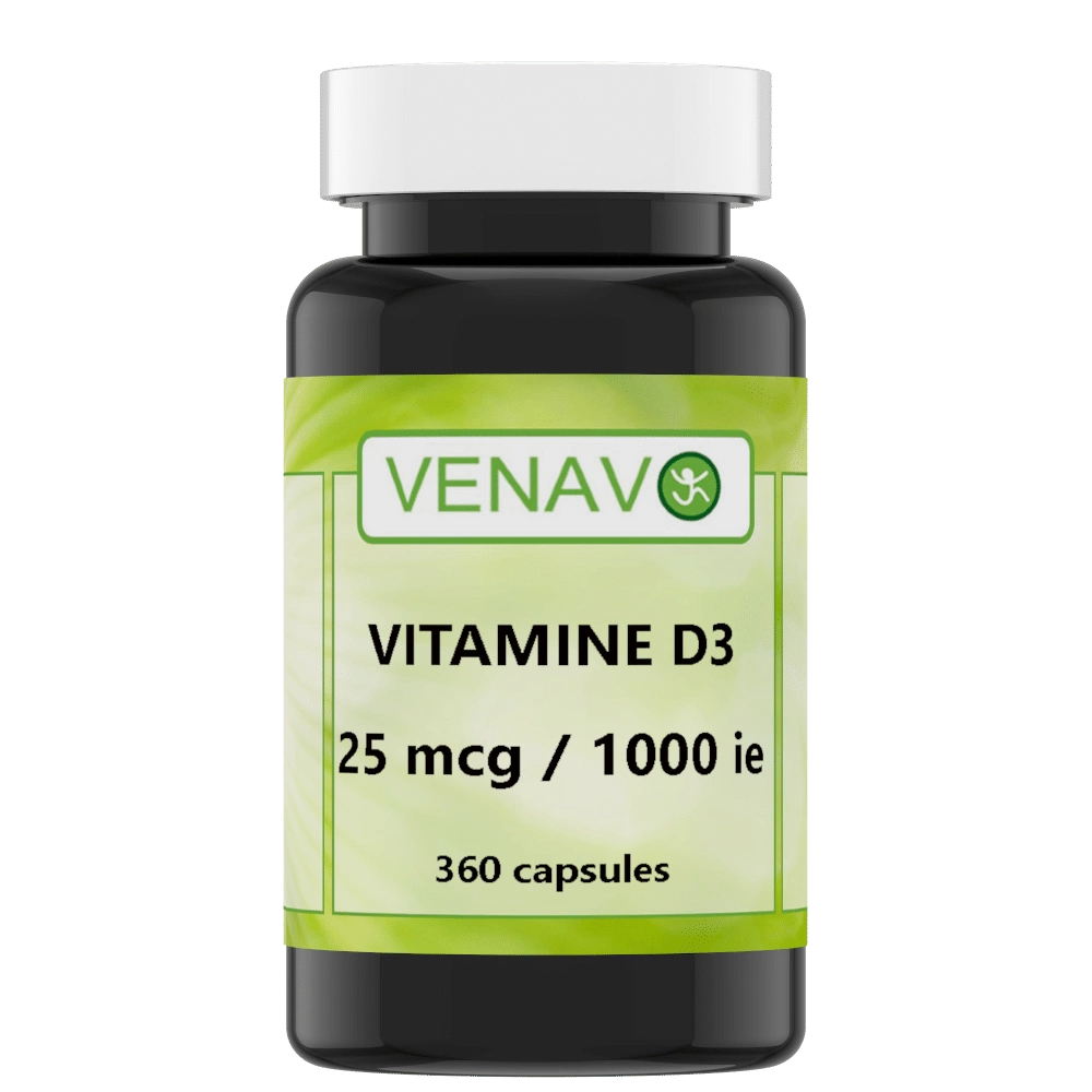 Vitamine D3 25 mcg / 1000 ie 360 capsules