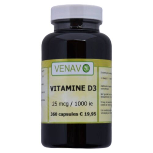 Vitamine D3 25 mcg 1000 ie capsules