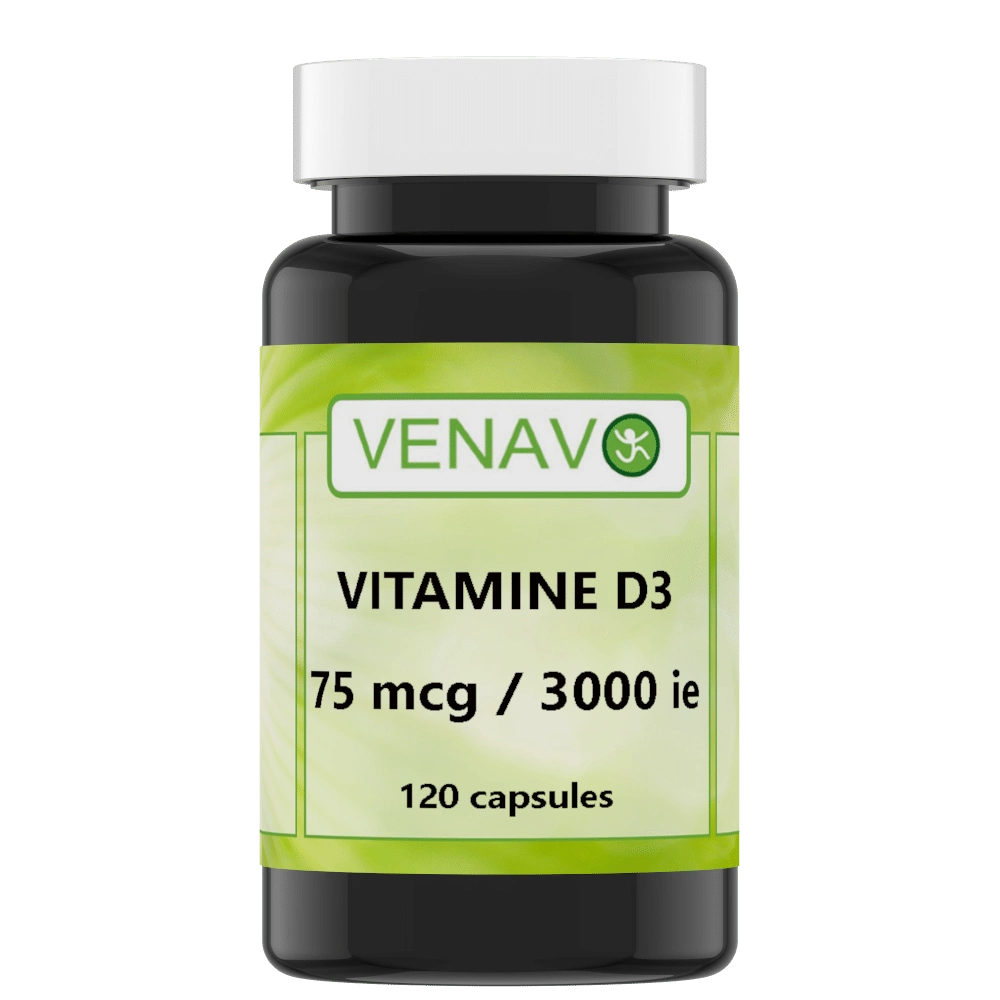 Vitamine D3 75 mcg / 3000 ie 120 capsules