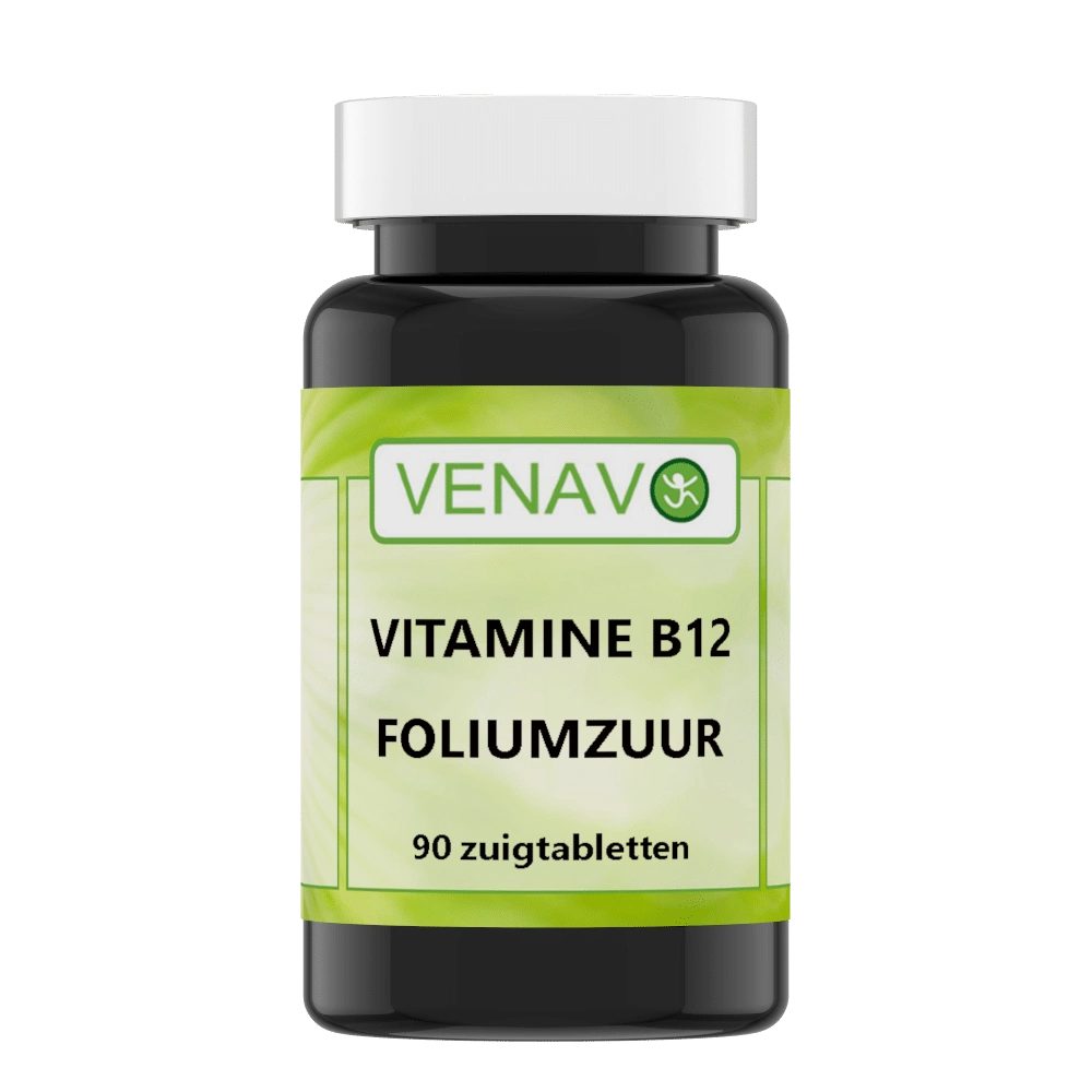 Vitamine B12 + Foliumzuur 90 zuigtabletten