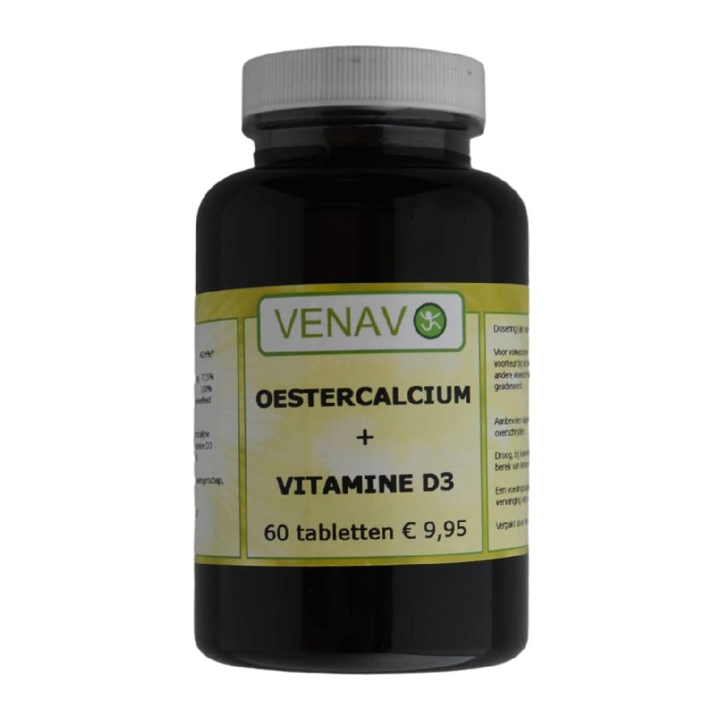 Oestercalcium + vitamine D3 60 tabletten
