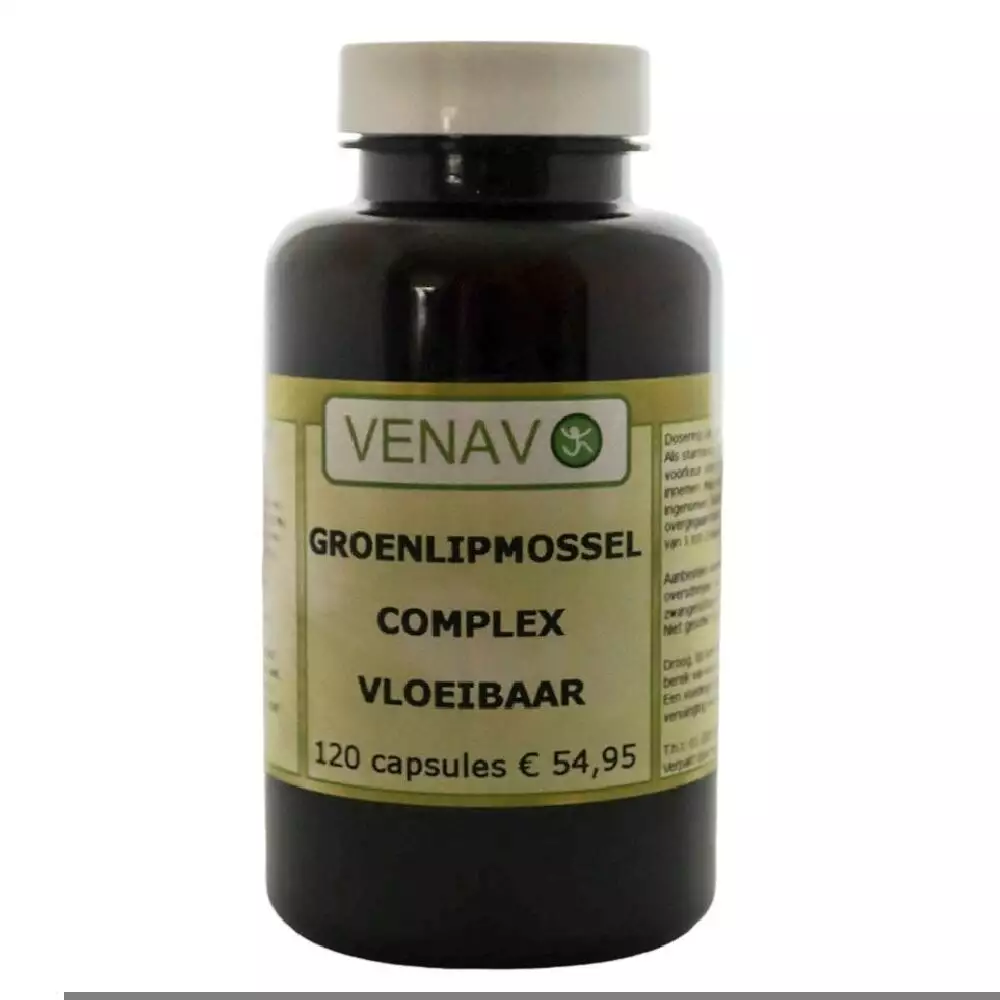 Groenlipmossel complex vloeibaar 120 capsules